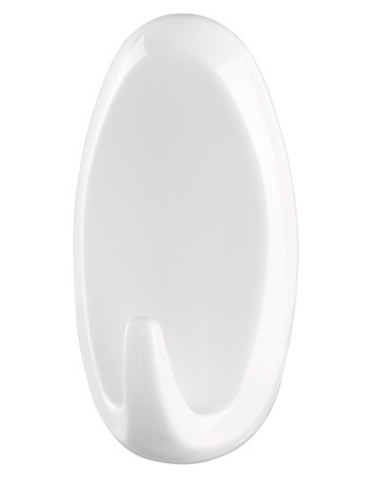 GANCHO L OVAL BLANCO