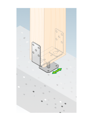 SOPORTE ALZADO PERGOLA