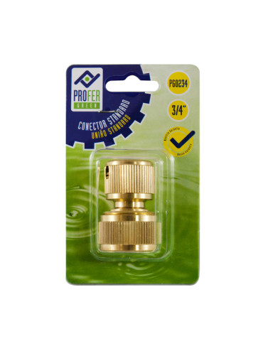 CONECTOR RAPIDO STANDARD LATON