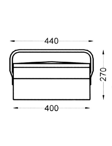 CAJA HERRAMIENTAS METAL