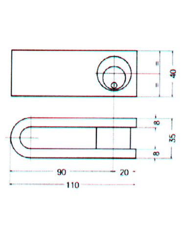 CANDADO PERSIANA TIJERA JG