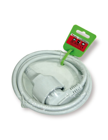 PROLONGADOR CABLE BLANCO 3G1.5 16A