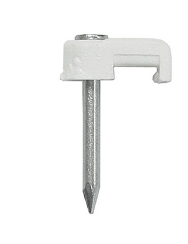 GRAPA PLASTICO BLANCO C/10 PZS