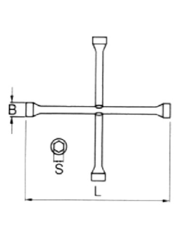 LLAVE CRUZ 24-27-32 N.5