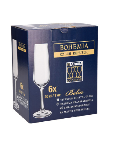 COPA CAVA CRISTAL BELIA PACK-6