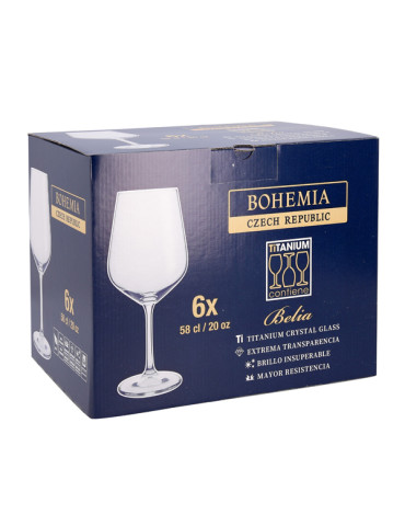 COPA VINO CRISTAL BELIA SET 6