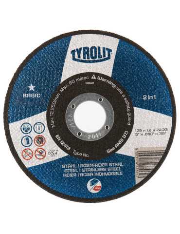 DISCO C RECTO METAL/INOX