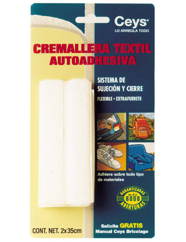 CREMALLERA TEXTIL NEGRA