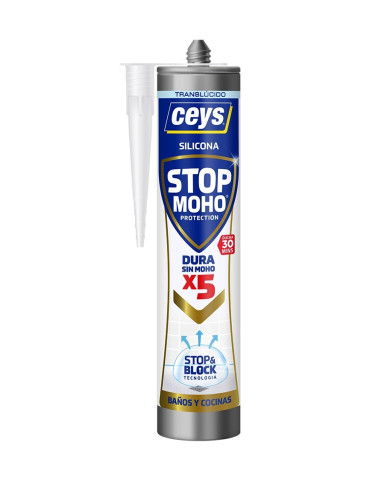 SILICONA CART JUNTAS BAÑO STOP MOHO BCO