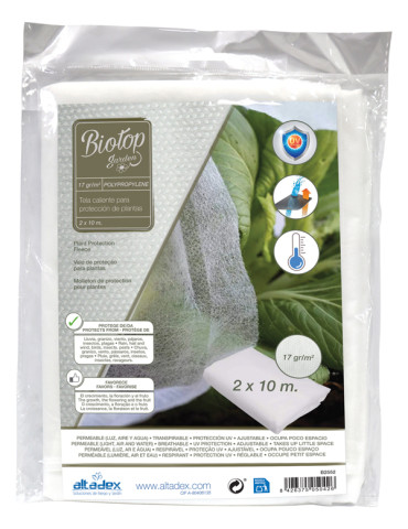 MANTA TERMICA PAÑO 17GR/M2-2X10M