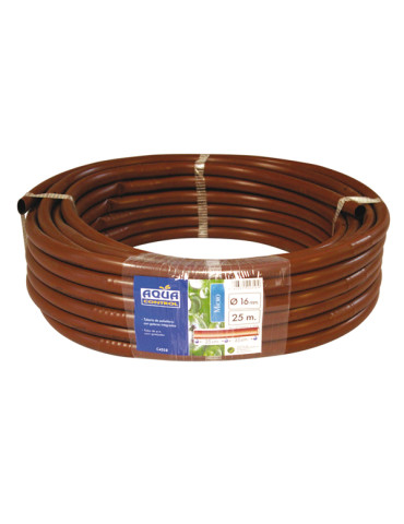 TUBERIA C/GOTEROS INTEGRADOS R/25 MARRON