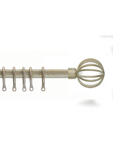 BARRA METAL EXT KIT NEVADA ORO/CREM