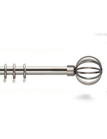 BARRA METAL EXT KIT NEVADA NIQUEL
