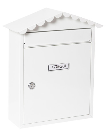 BUZON EXTERIOR ACERO BLANCO