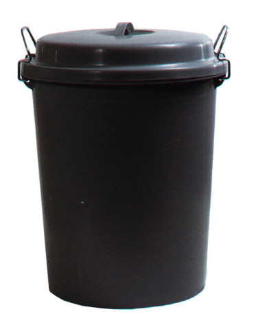 CUBO BASURA INDUSTRIAL GRIS