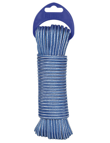 CORDON PP ALMA TEXTURADA 4MM AZUL/BLAN