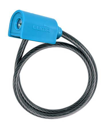 CABLE SEGURIDAD BICI AZUL