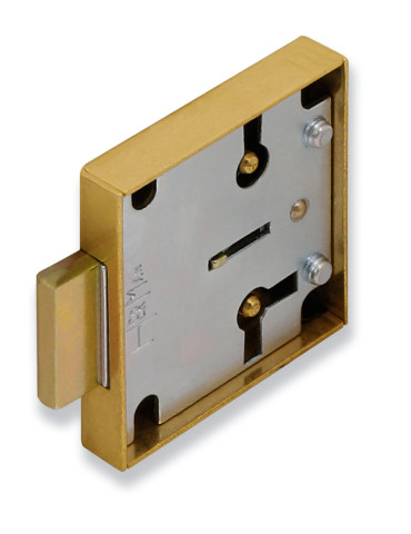 CERRADURA SOBREP LLAVE LATON