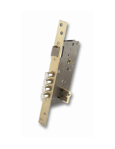 CERRADURA SEGURIDAD ALUM BLCO