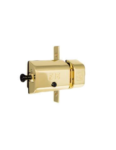 CERROJO UVE DORADO