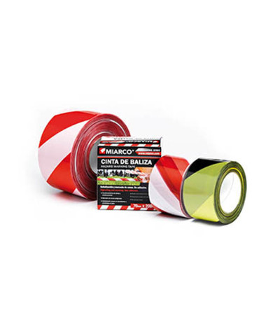 CINTA SEÑALIZACION F BLANCO/ROJO