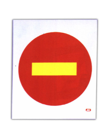 SEÑAL OBRA PLAST D PROHIBIDA