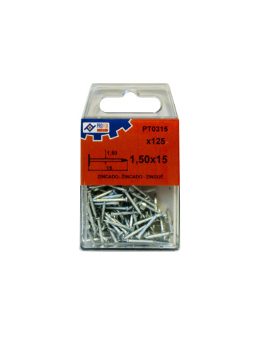 PUNTA ACERO C PLANA ZN C/100