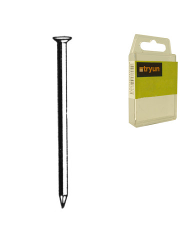 PUNTA ACERO C PLANA ZN C/125 P