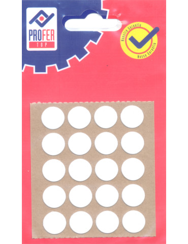 TAPON ADHESIVO BLANCO BL 20 PZ