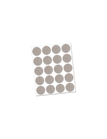 TAPON ADHESIVO TEXTIL OSCURO BL20