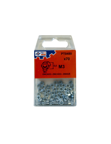 TUERCA EXAGONAL DIN934 ZN C/48