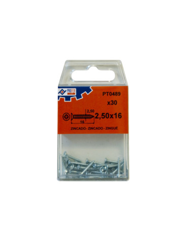 TIRAFONDO C/PLANA POZI ZN C/30