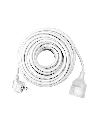 PROLONGADOR CABLE BLANCO 3G1.5 16A