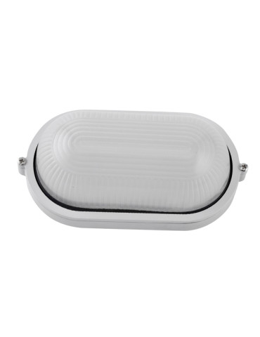 APLIQUE PARED OVAL BCO