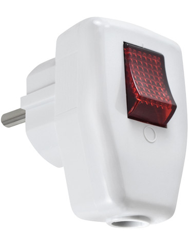 CLAVIJA SCHUKO LAT C/INTERRUP 16A BL