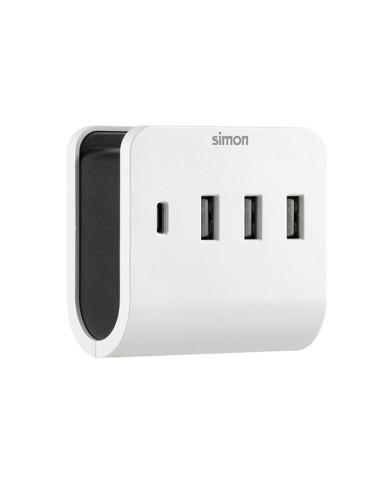 CARGADOR RED 4 USB 3A+1C 4,8A 24W C/SOPORTE