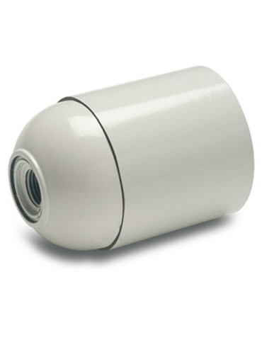 PORTALAMPARAS LISO E 27 BLANCO