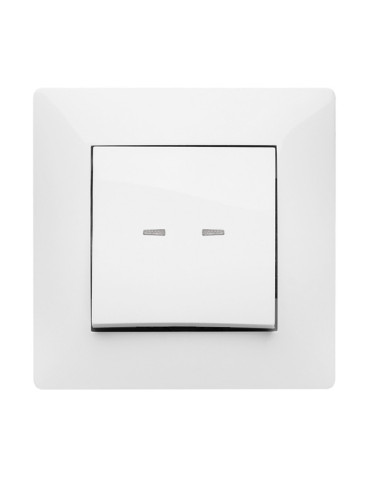 PULSADOR LUMINOSO BLANCO