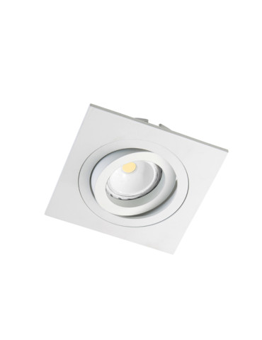 FOCO LED ORIENTABLE CUADRADO BLANCO