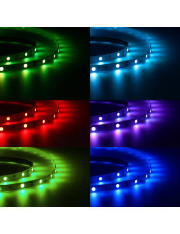 TIRA LED RGB C. REMOTO 1800lm 12W C/TRANSF