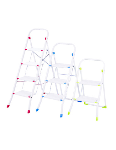 ESCALERA ACERO 2P PLEGAB C/BAR