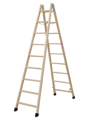 ESCALERA MADERA P PLANO 4PELD