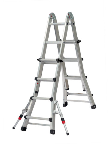 ESCALERA TELESCOPICA ALUMINIO