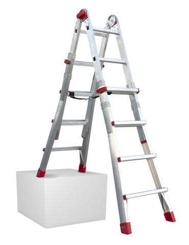 ESCALERA TELESC MULTIUSO 8+8