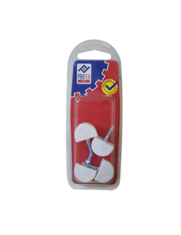 PORTAESTANTE 1P GDE BLANCO 4PZ