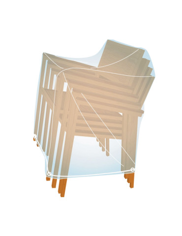 FUNDA PVC CUBRE SILLAS APILADAS