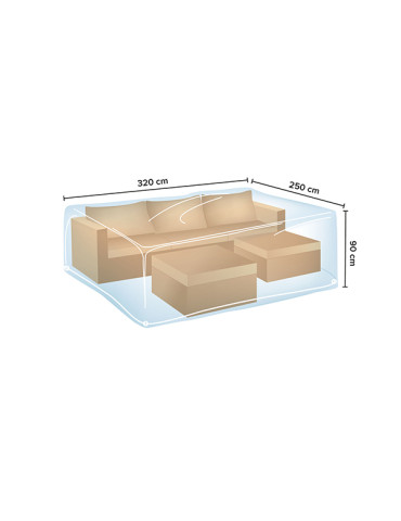 FUNDA CONJUNTO JARDIN XXL