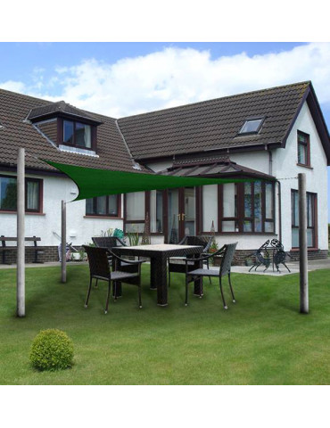 TOLDO TRIANGULAR VERDE C/BOLSA