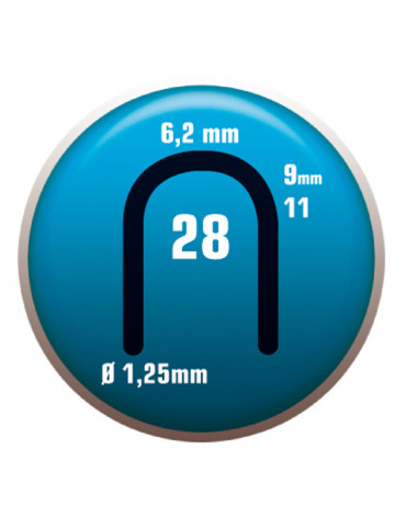 GRAPA PARA CABLE 28/11 C/2000