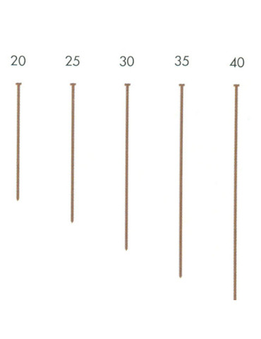 CLAVO 0,8X20MM C/CAB C/10000